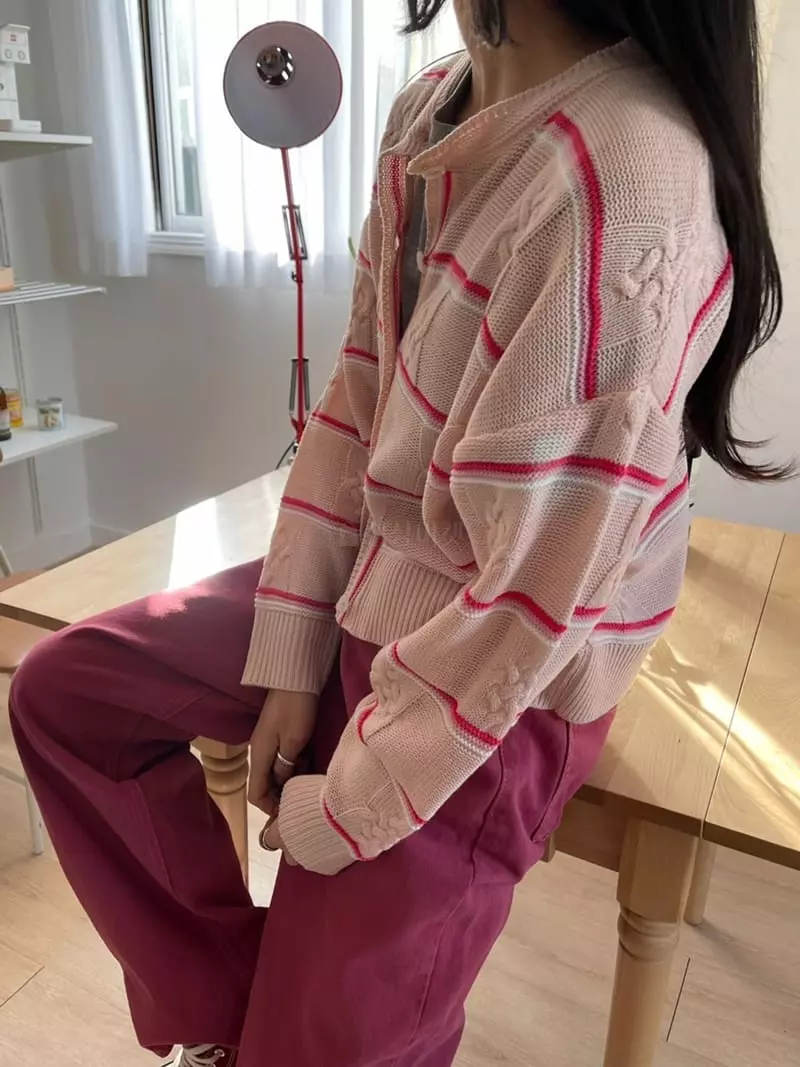 Imagine - Korean Women Fashion - #momslook - Blf Cardigan - 5
