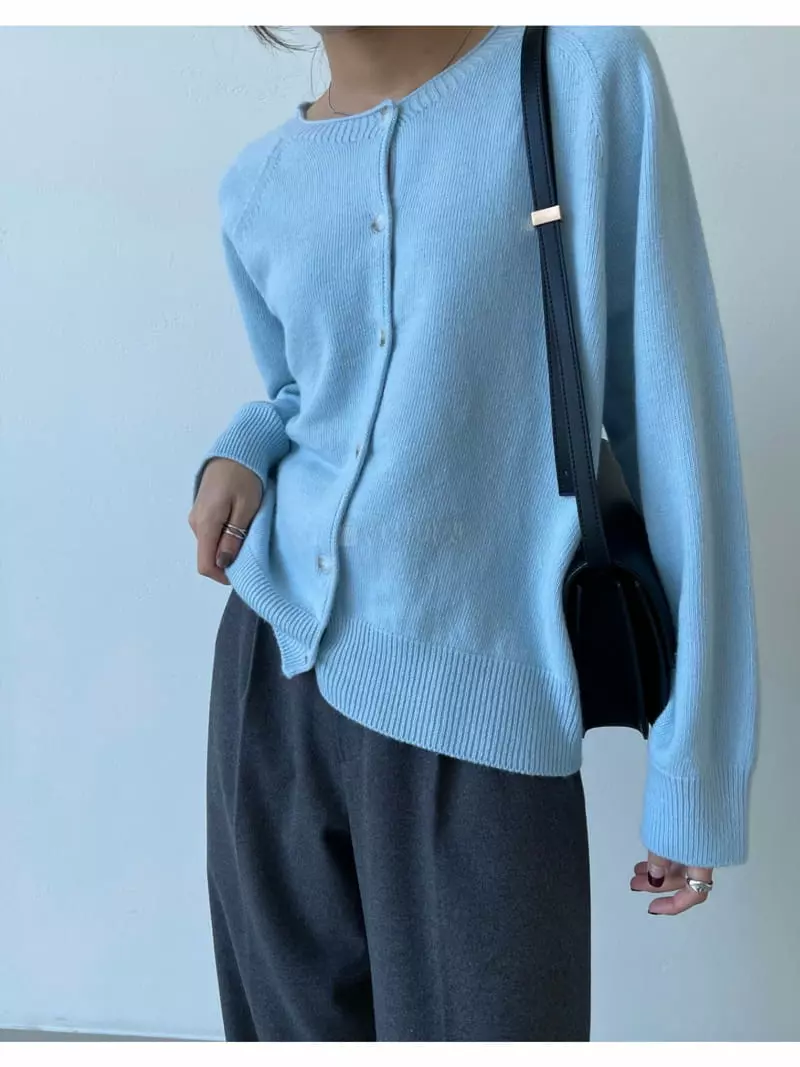 Imagine - Korean Women Fashion - #vintageinspired - Share Whole Gamnet Cardigan - 9