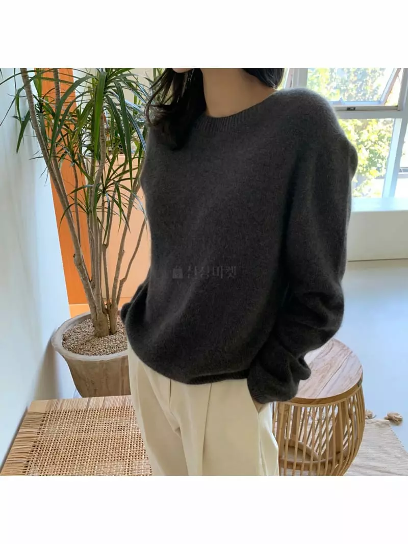 Imagine - Korean Women Fashion - #womensfashion - Whole Gament Knit Tee - 3