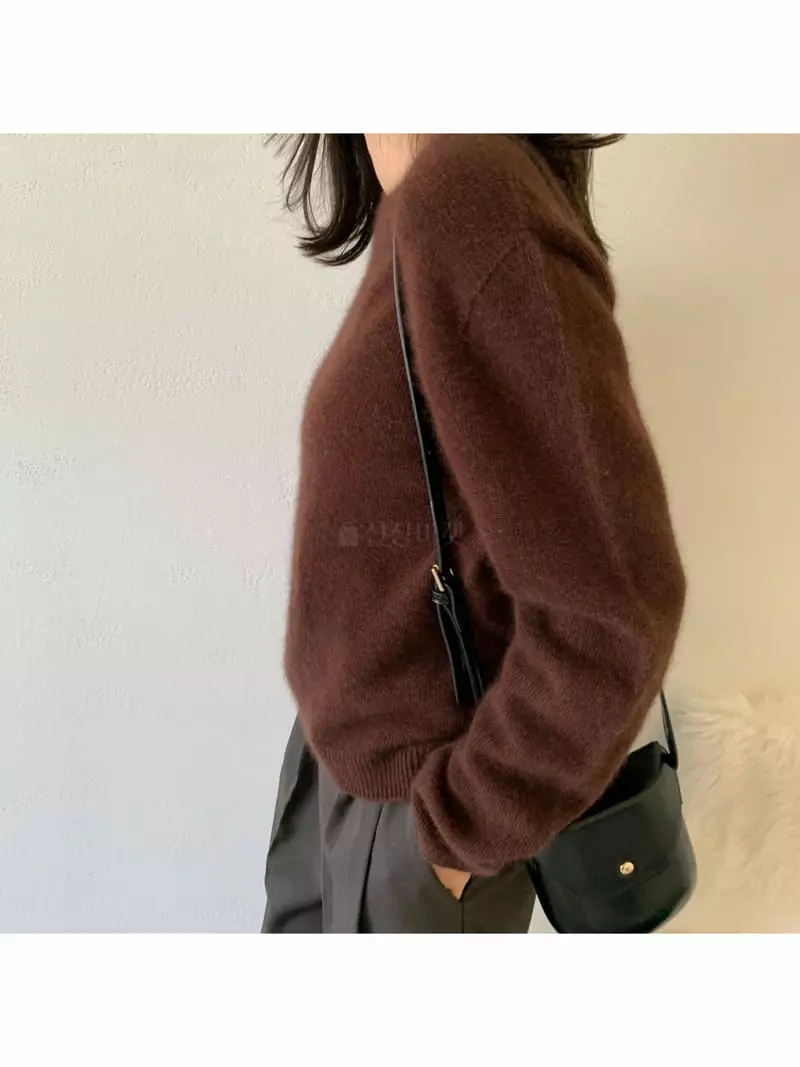 Imagine - Korean Women Fashion - #womensfashion - Whole Gament Knit Tee - 9