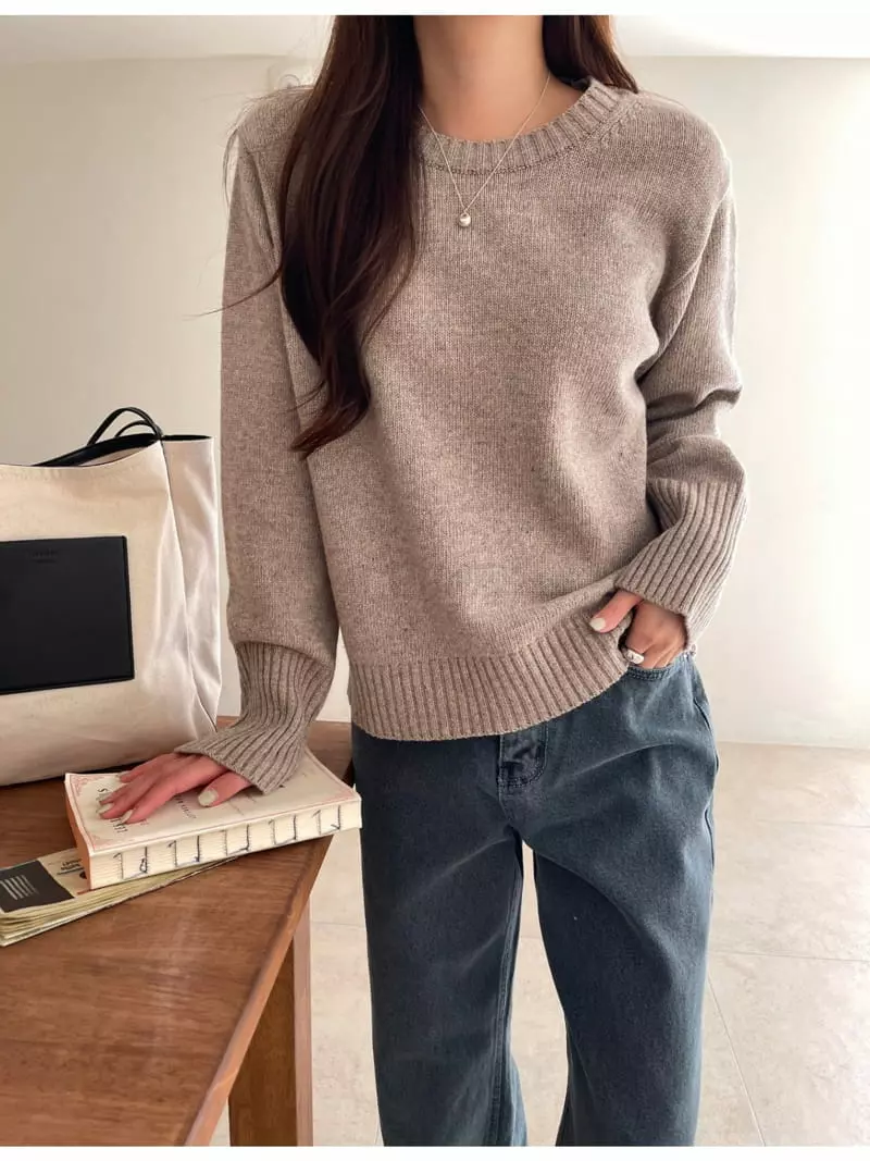 Imagine - Korean Women Fashion - #womensfashion - French Knit Tee - 3