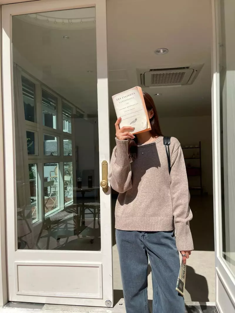 Imagine - Korean Women Fashion - #womensfashion - French Knit Tee - 7