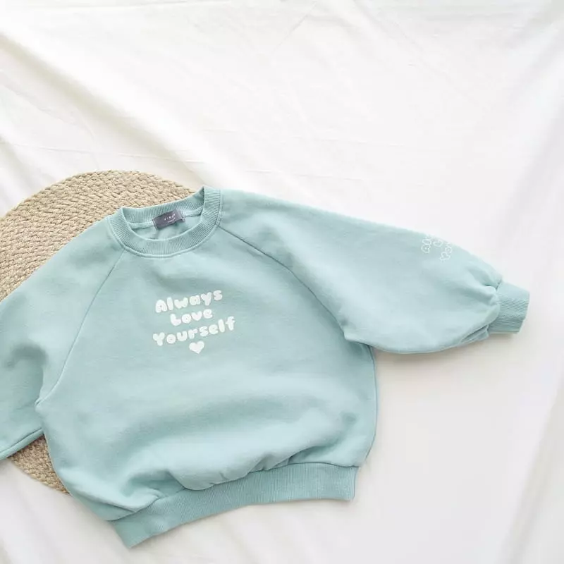 J-Room - Korean Children Fashion - #designkidswear - Love Raglan Sweatshirt - 3
