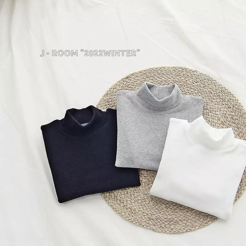 J-Room - Korean Children Fashion - #littlefashionista - Daily Turtleneck Tee - 3