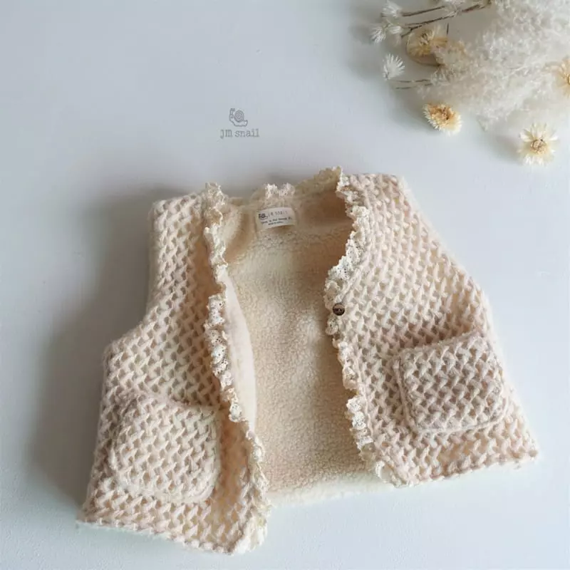 JM Snail - Korean Children Fashion - #childofig - Chsi Knit Vest - 3