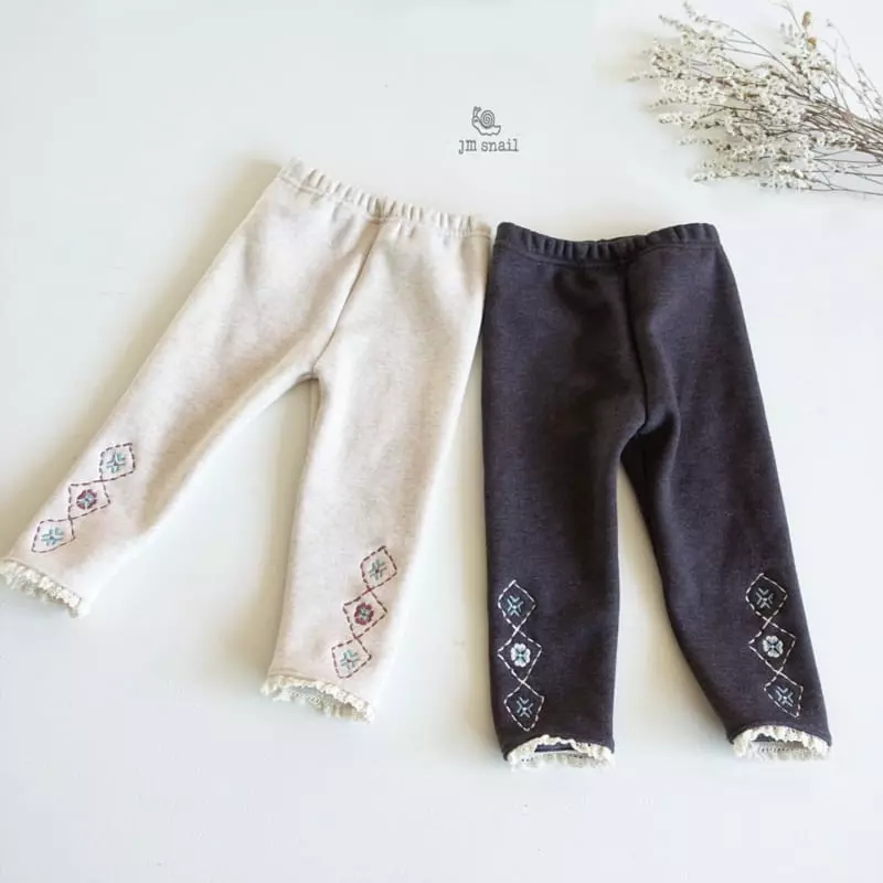 JM Snail - Korean Children Fashion - #childofig - Dia Flower Leggings