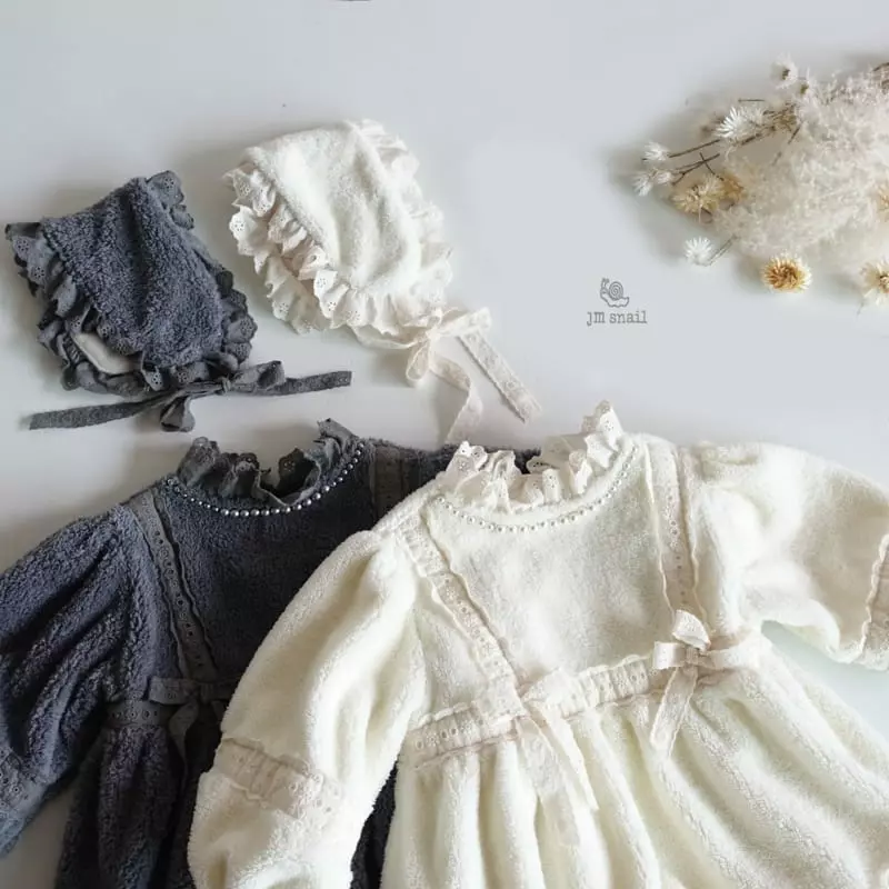 JM Snail - Korean Children Fashion - #childrensboutique - Pearl One-piece - 11