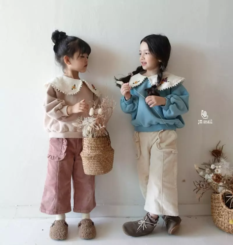 JM Snail - Korean Children Fashion - #childrensboutique - Pocket Frill Pants - 9