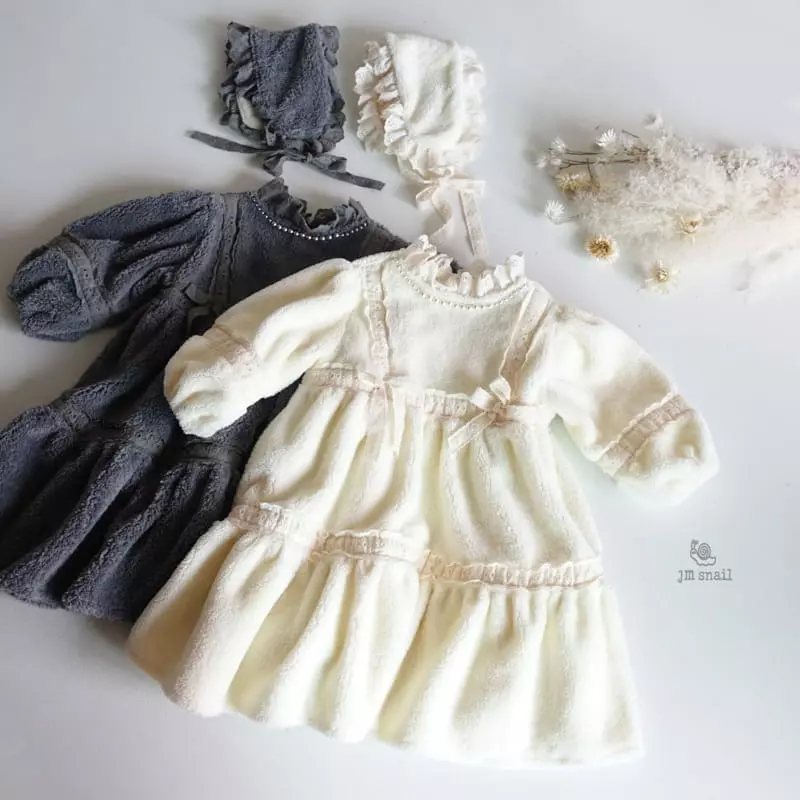JM Snail - Korean Children Fashion - #designkidswear - Pearl One-piece - 12