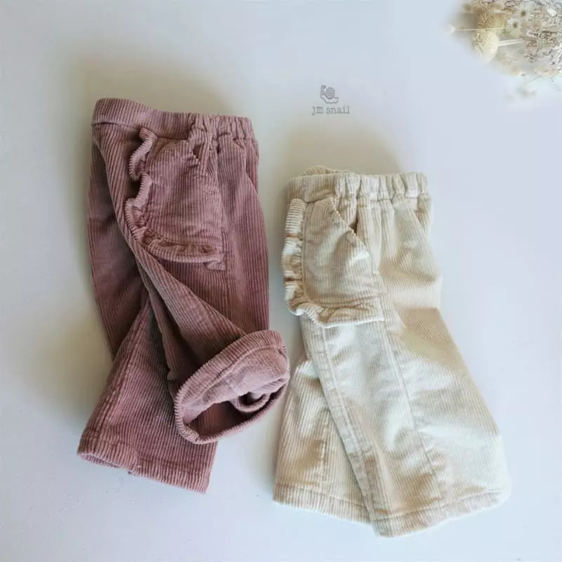 JM Snail - Korean Children Fashion - #designkidswear - Pocket Frill Pants - 10