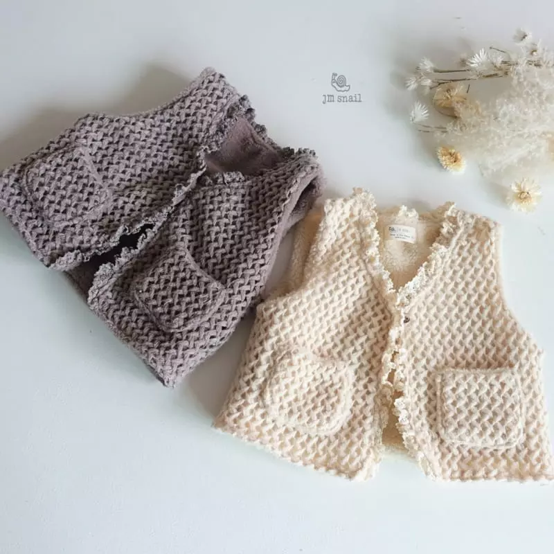 JM Snail - Korean Children Fashion - #fashionkids - Chsi Knit Vest - 7