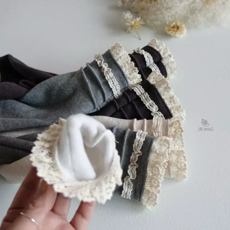 JM Snail - Korean Children Fashion - #fashionkids - Pintuck Lace Leggings - 5