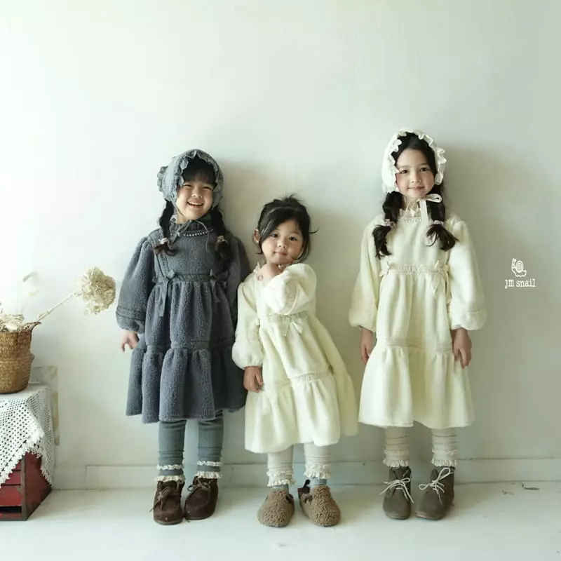 JM Snail - Korean Children Fashion - #kidsshorts - Pearl One-piece