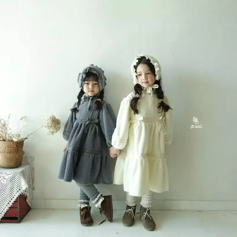 JM Snail - Korean Children Fashion - #kidsstore - Pearl One-piece - 2