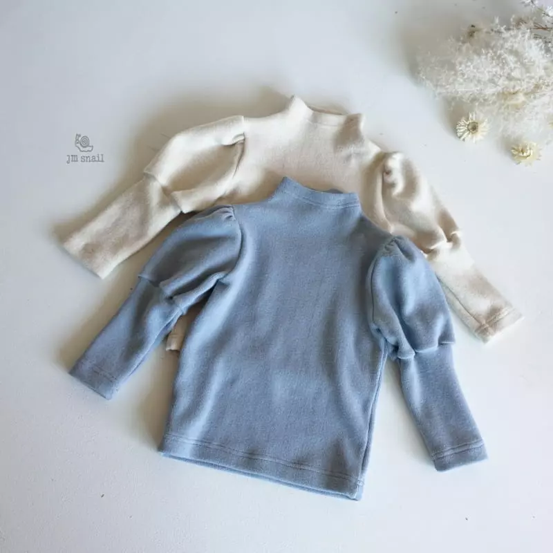 JM Snail - Korean Children Fashion - #kidsstore - Hine Puff Tee - 5