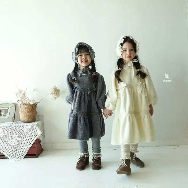 JM Snail - Korean Children Fashion - #kidzfashiontrend - Pearl One-piece - 3
