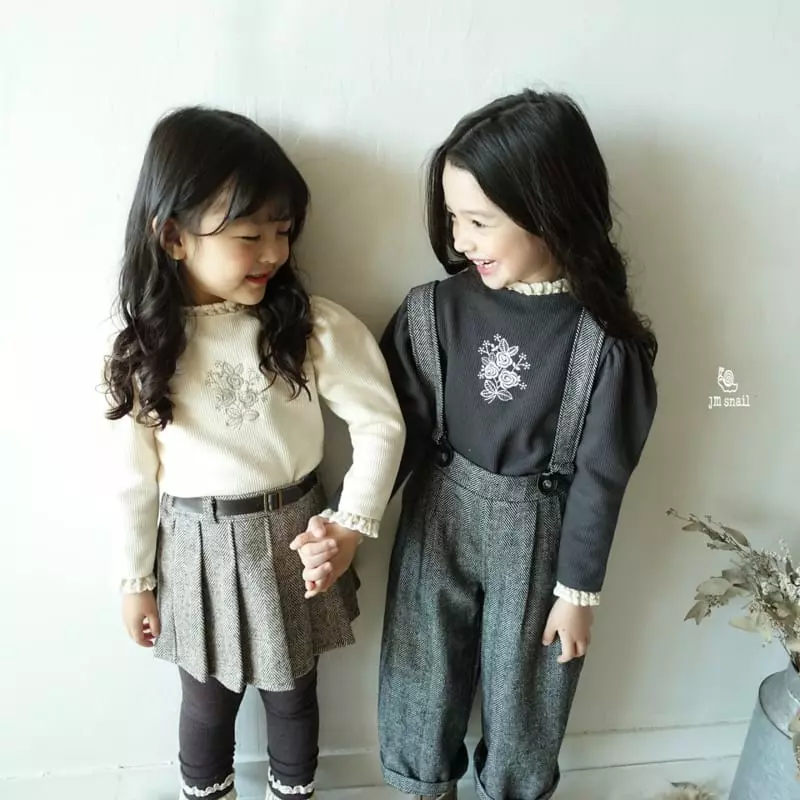 JM Snail - Korean Children Fashion - #kidsstore - Herringbone Pants - 4