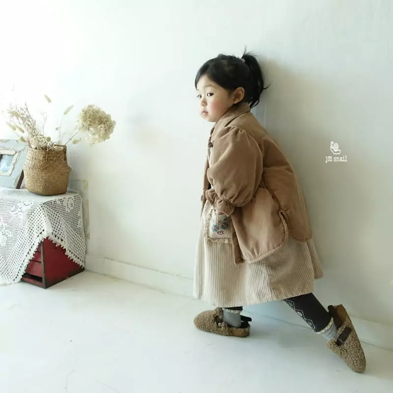 JM Snail - Korean Children Fashion - #littlefashionista - Shirring Jacket