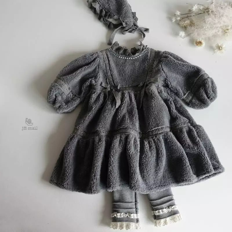 JM Snail - Korean Children Fashion - #minifashionista - Pearl One-piece - 7