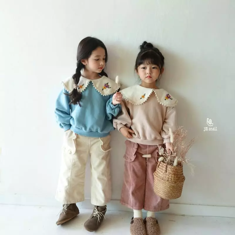 JM Snail - Korean Children Fashion - #minifashionista - Pocket Frill Pants - 5