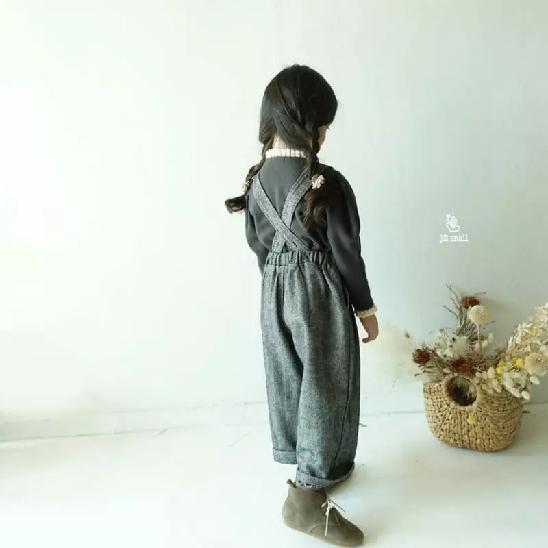 JM Snail - Korean Children Fashion - #prettylittlegirls - Flower Embroidery Puff Tee - 7