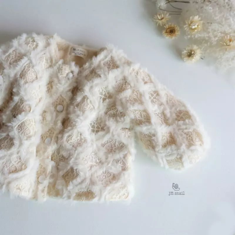 JM Snail - Korean Children Fashion - #stylishchildhood - Lace Mink Jacket - 11