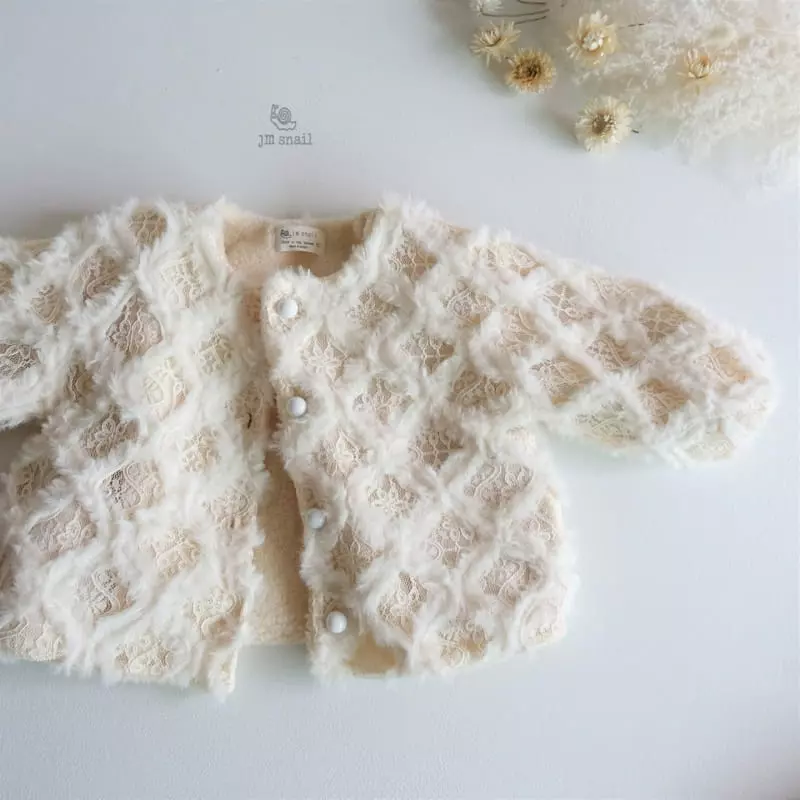 JM Snail - Korean Children Fashion - #toddlerclothing - Lace Mink Jacket - 10