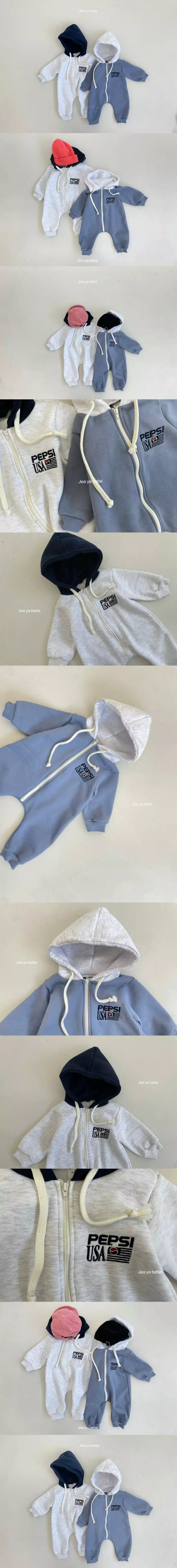 Jeaya & Mymi - Korean Baby Fashion - #babyfever - Pepci Hoody Bodysuit
