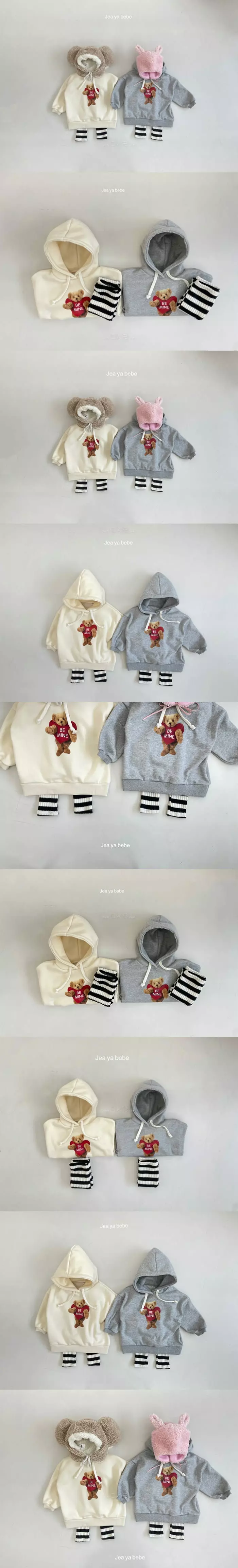 Jeaya & Mymi - Korean Children Fashion - #minifashionista - Mine Hoody Set