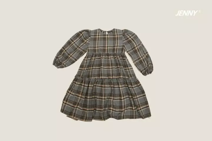 Jenny Basic - Korean Children Fashion - #designkidswear - Check One-piece