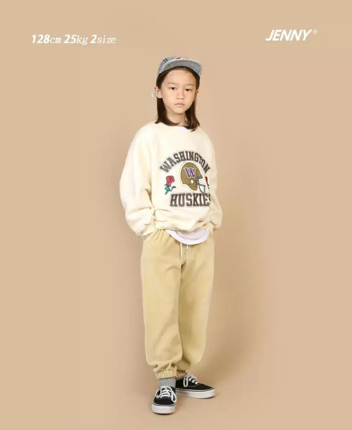 Jenny Basic - Korean Children Fashion - #kidsshorts - Haki Sweatshirt - 4