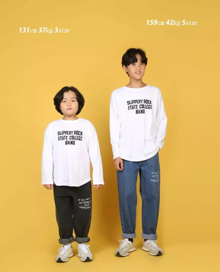 Jenny Basic - Korean Children Fashion - #kidsstore - 2207 Hlaf Fleece Jeans