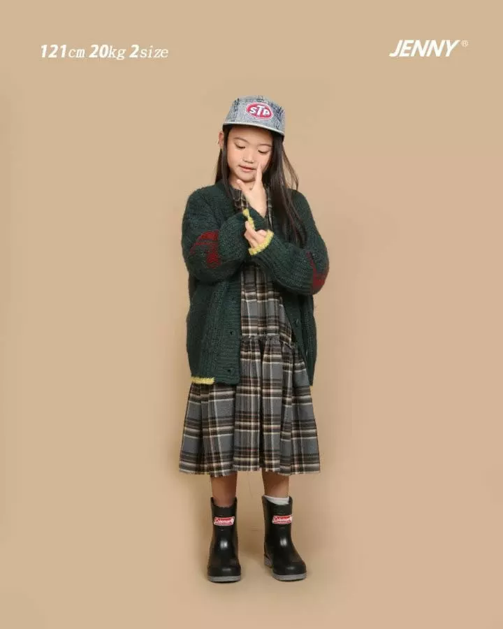 Jenny Basic - Korean Children Fashion - #kidzfashiontrend - Check One-piece - 6