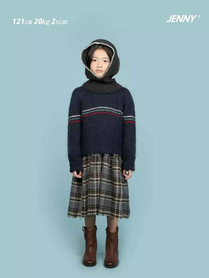 Jenny Basic - Korean Children Fashion - #prettylittlegirls - Check One-piece - 11