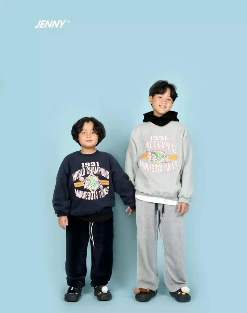 Jenny Basic - Korean Junior Fashion - #kidsshorts - Twince Sweatshirt - 8