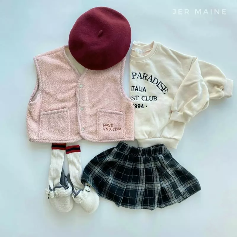 Jermaine - Korean Children Fashion - #Kfashion4kids - Saint Embroidery Sweatshirt - 9