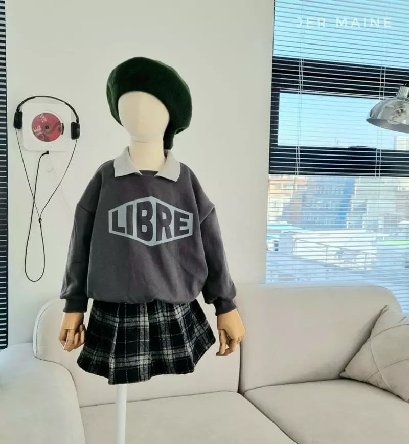 Jermaine - Korean Children Fashion - #childofig - Check Fleece Wrinke Skirt - 3