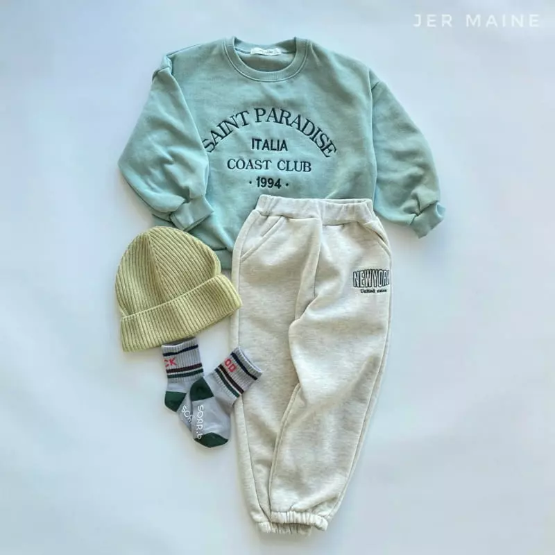 Jermaine - Korean Children Fashion - #childrensboutique - Saint Embroidery Sweatshirt - 2