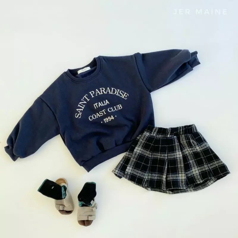 Jermaine - Korean Children Fashion - #designkidswear - Check Fleece Wrinke Skirt - 6