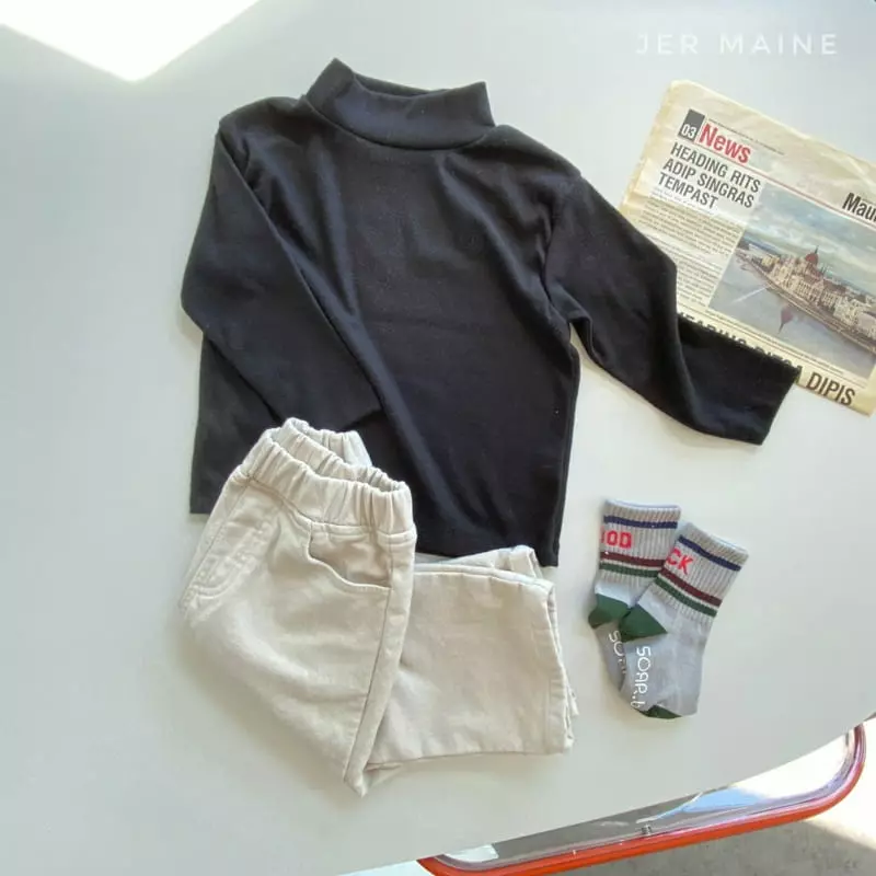 Jermaine - Korean Children Fashion - #designkidswear - Ttasom Turtleneck Tee
