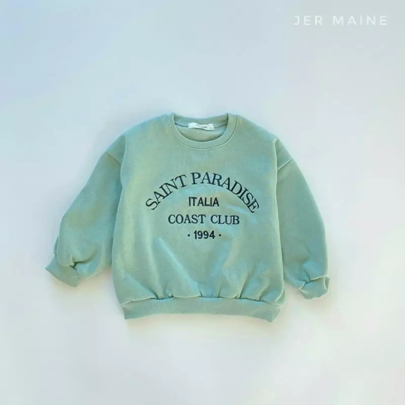 Jermaine - Korean Children Fashion - #kidsshorts - Saint Embroidery Sweatshirt - 6