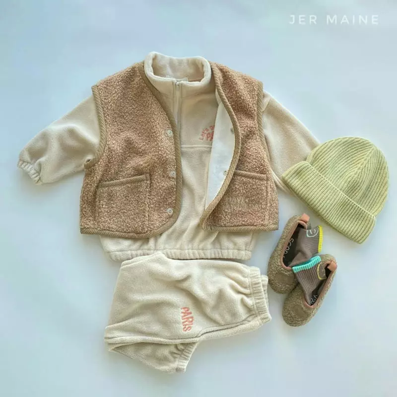 Jermaine - Korean Children Fashion - #magicofchildhood - Nice Fleece Vest - 5
