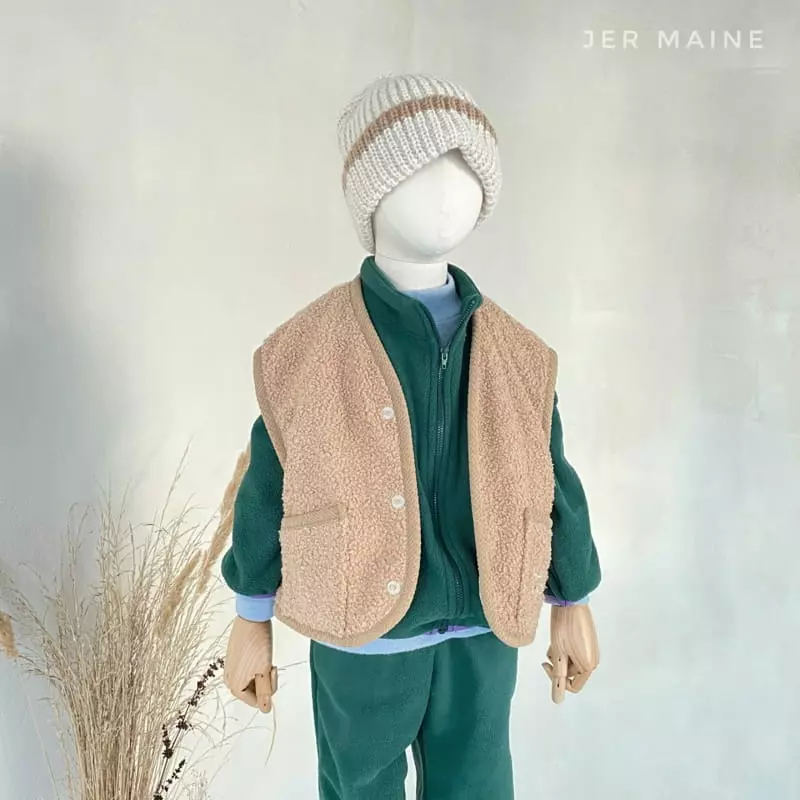 Jermaine - Korean Children Fashion - #stylishchildhood - Nice Fleece Vest - 10