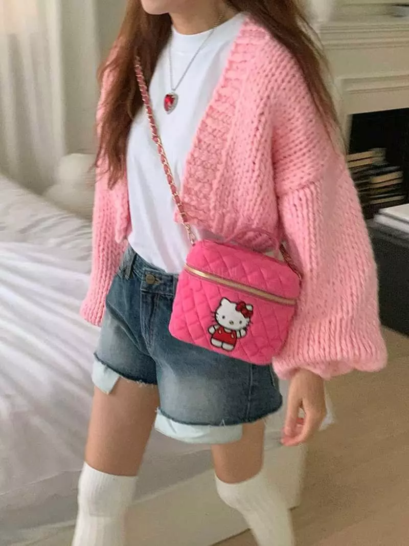 Jkichi - Korean Women Fashion - #momslook - Hand Crop Cardigan - 6