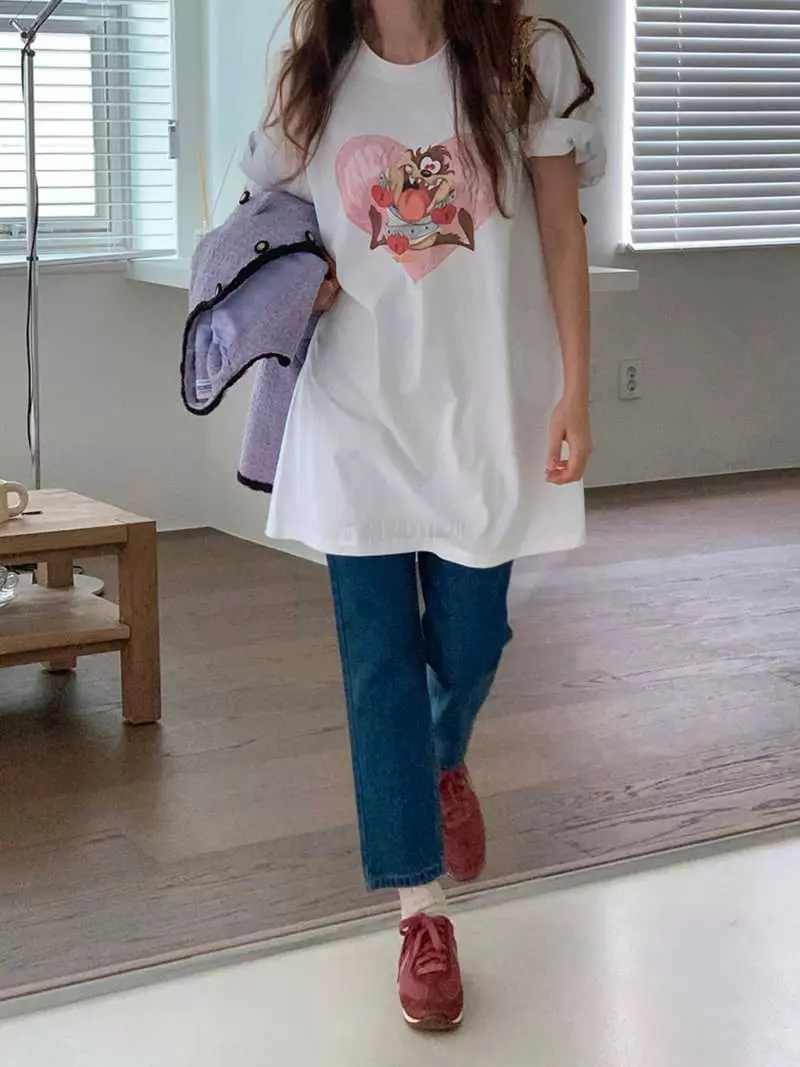 Jkichi - Korean Women Fashion - #momslook - Crazy Tee