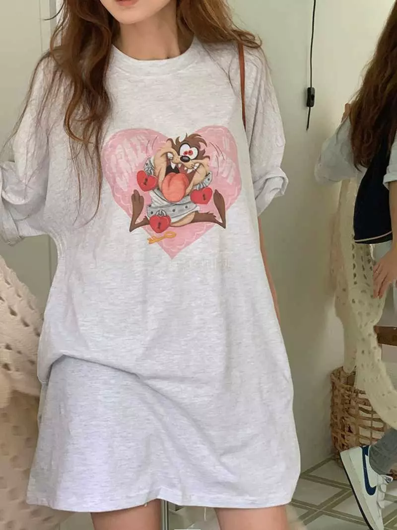 Jkichi - Korean Women Fashion - #momslook - Crazy Tee - 5