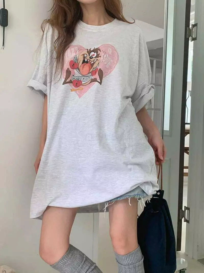 Jkichi - Korean Women Fashion - #momslook - Crazy Tee - 7