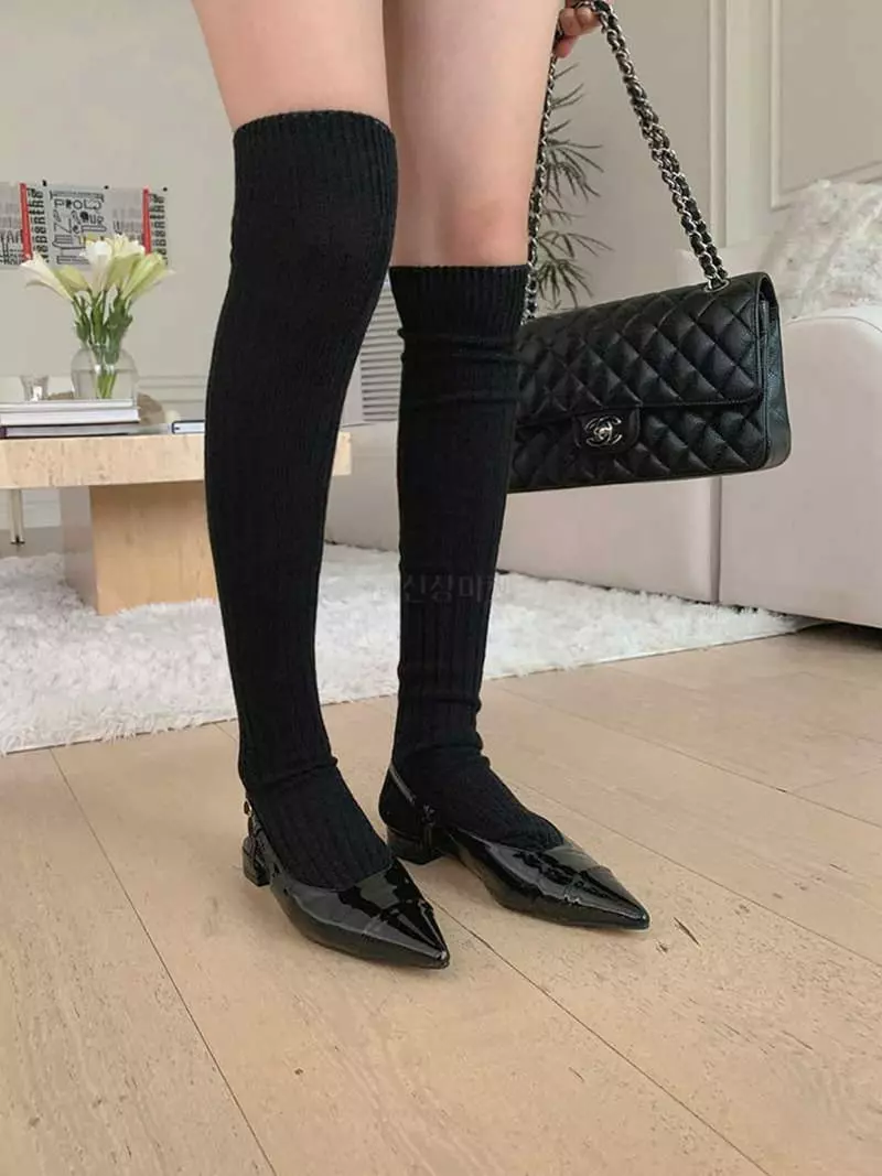Jkichi - Korean Women Fashion - #momslook - Over Knee Socks - 3
