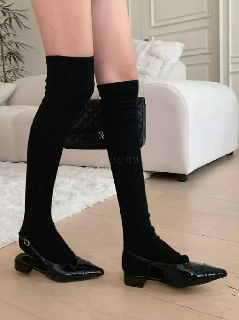 Jkichi - Korean Women Fashion - #momslook - Over Knee Socks - 5