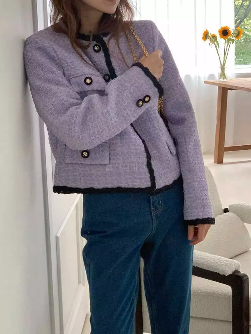 Jkichi - Korean Women Fashion - #momslook - Anna Twid Jacket